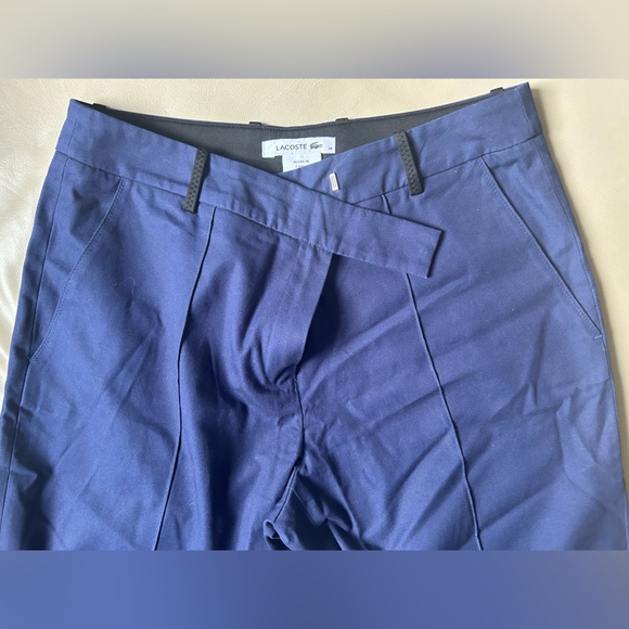 Lacoste cotton chino trouser pants - Picture 4 of 11